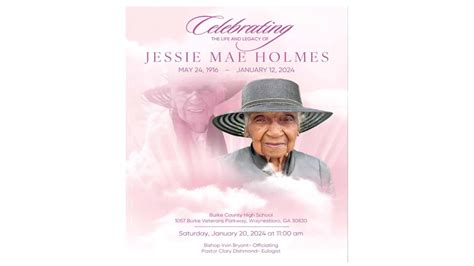 jessie mae holmes|Celebrating the life and legacy of Mother Jessie Mae Holmes